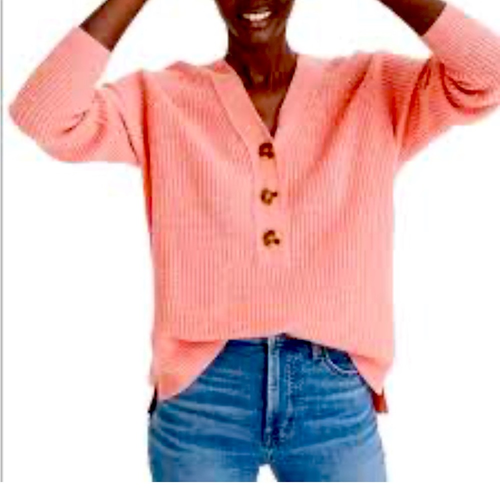 Madewell Ribbed Lyle Henley sweater!